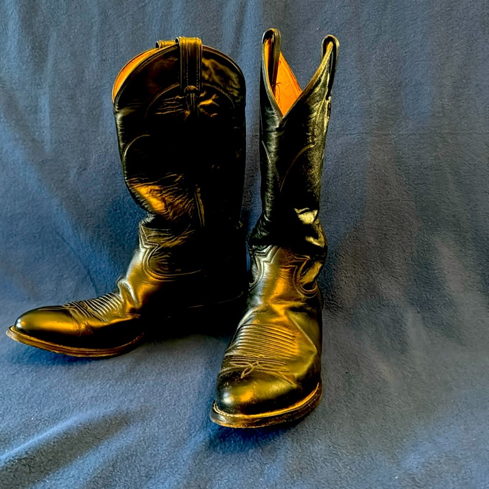 Tony Lama black western boots